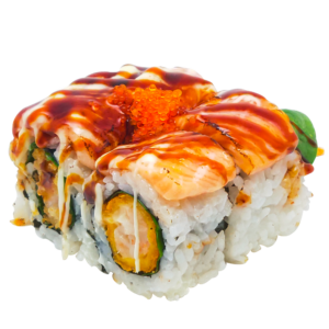 Aburi Salmon Ebi Roll